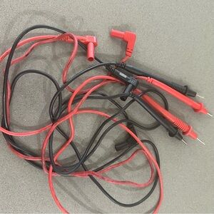 Multimeter Test Leads Red & Black CAT III 1000V 10A Probes – Universal Fit